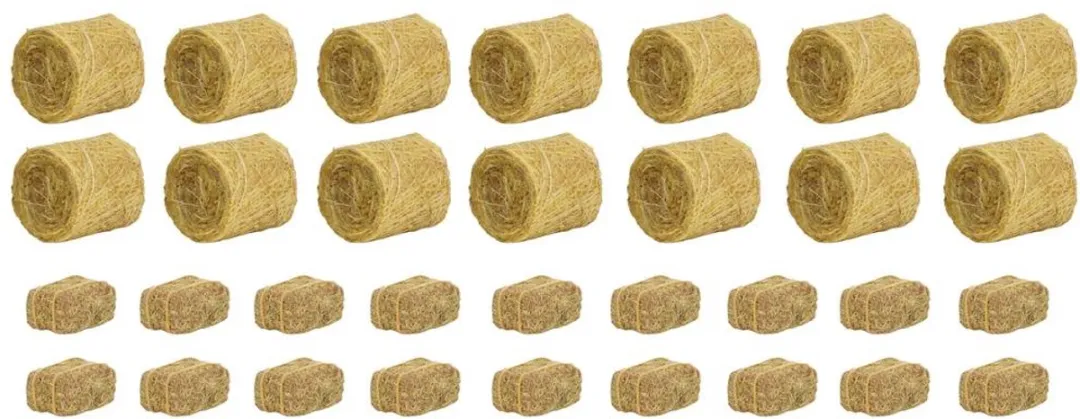 Faller H0 Hooibalen - 18 Stuks (14R/4R) - Bruin/Geel
