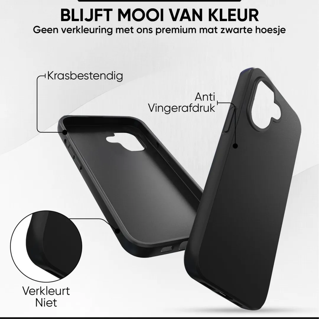 NUVEX iPhone 16 Plus Telefoonhoesje - Zwart - MPN 8721161796251 - afbeelding 6 van 6