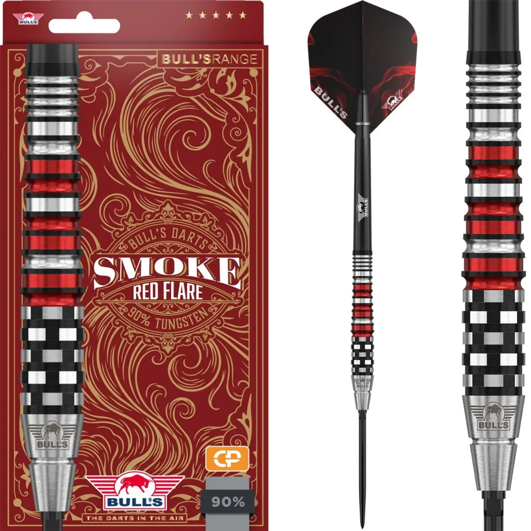Bull's Smoke Red Flare CP Steeltip 90% 23 gram