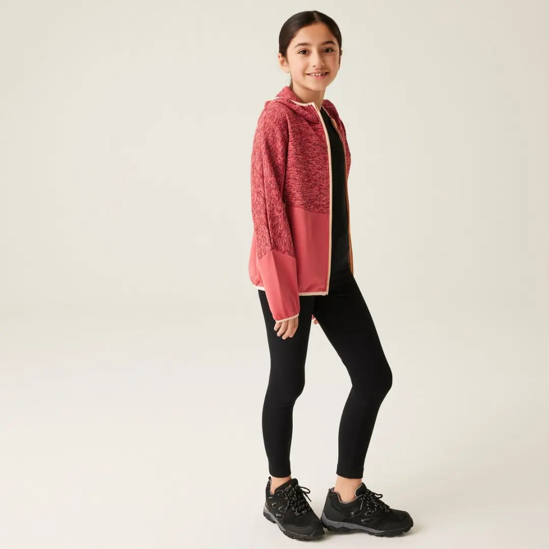 Regatta Dissolver IX Kinderfleece met Capuchon - Rood - 140 - afbeelding 6 van 6