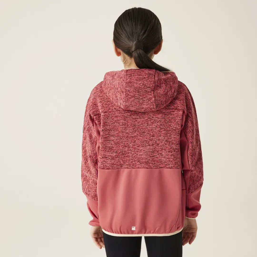 Regatta Dissolver IX Kinderfleece met Capuchon - Rood - 140 - afbeelding 3 van 6