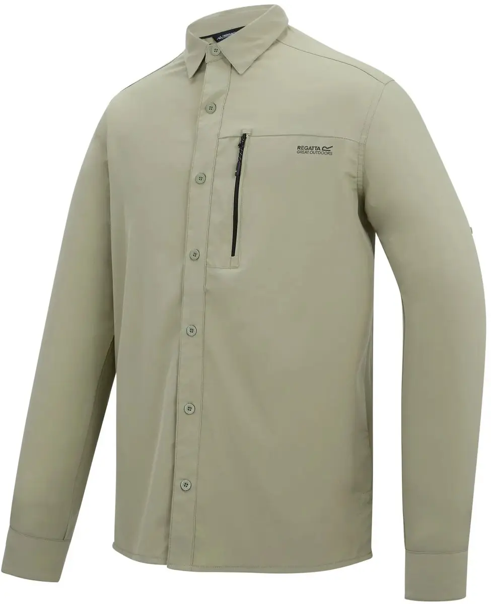 Regatta Heren Anti-Insect Reisoverhemd - Beige - afbeelding 2 van 6