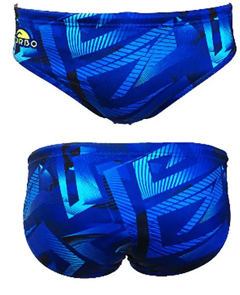 Turbo Spiral Zwemslip Blauw M Man