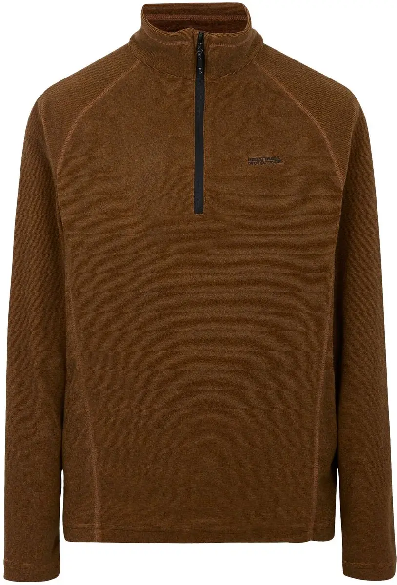 Regatta Montes Heren Half-Zip Fleece - Oranje - afbeelding 5 van 6