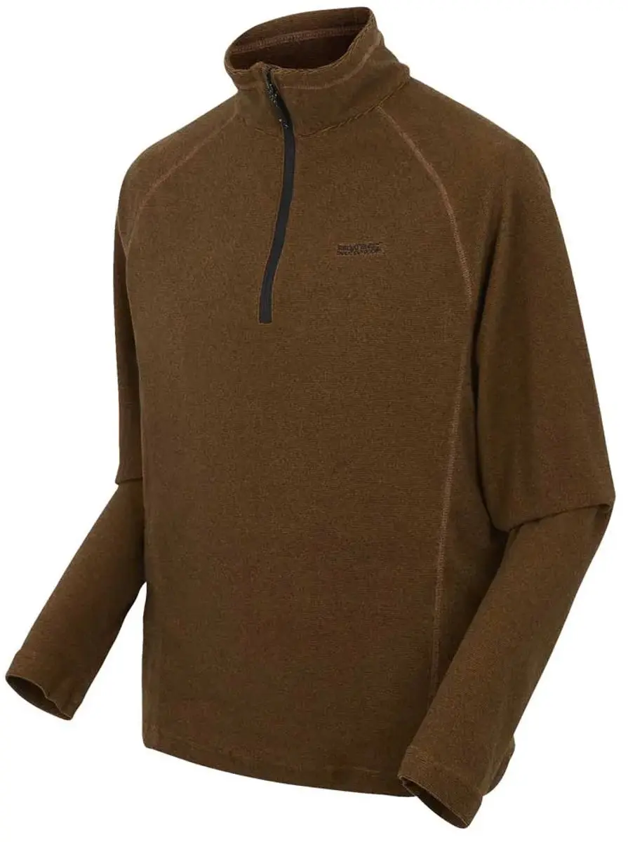 Regatta Montes Heren Half-Zip Fleece - Oranje - afbeelding 3 van 6