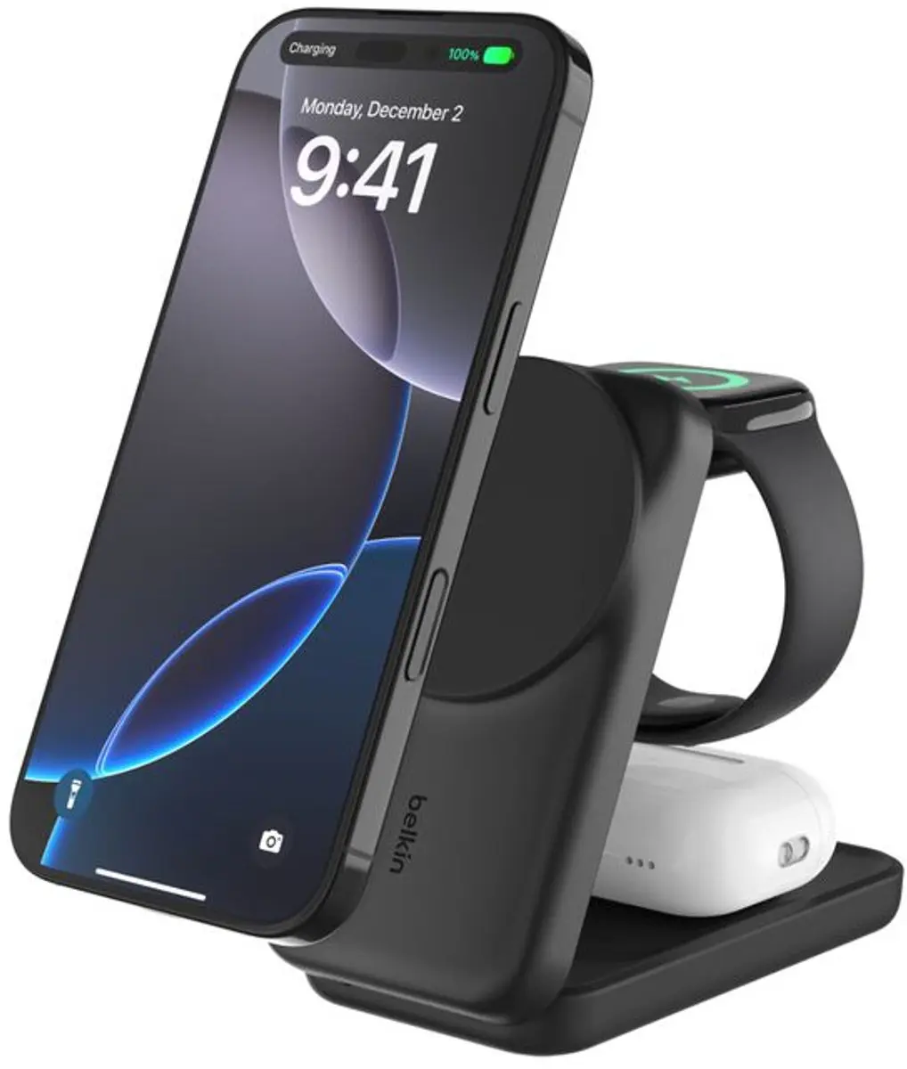 Belkin UltraCharge WIZ036KQBK 3-in-1 Oplader 25W