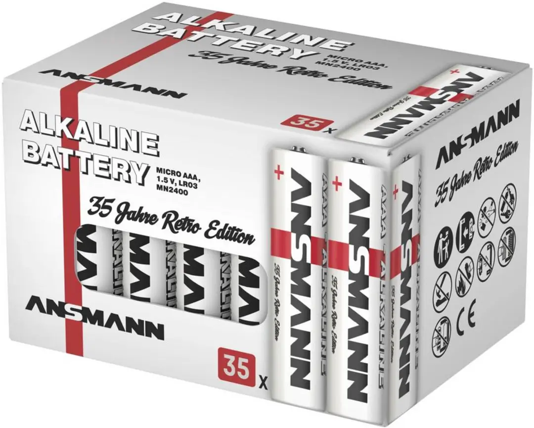 Ansmann AAA Batterij Alkaline 1.5V - 35 stuks - afbeelding 3 van 3