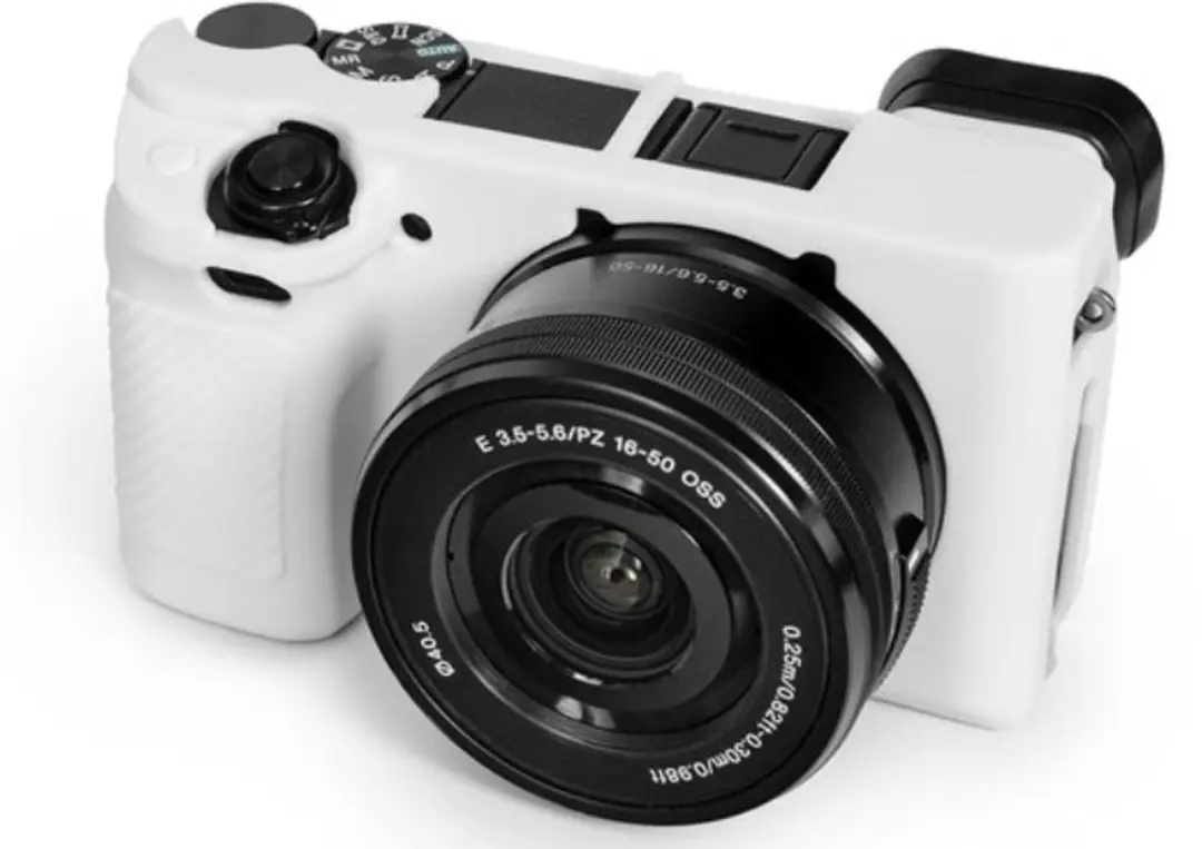 Cameratas Geschikt voor Sony Alpha A6400, A6300 en A6100, gemaakt van zacht sili