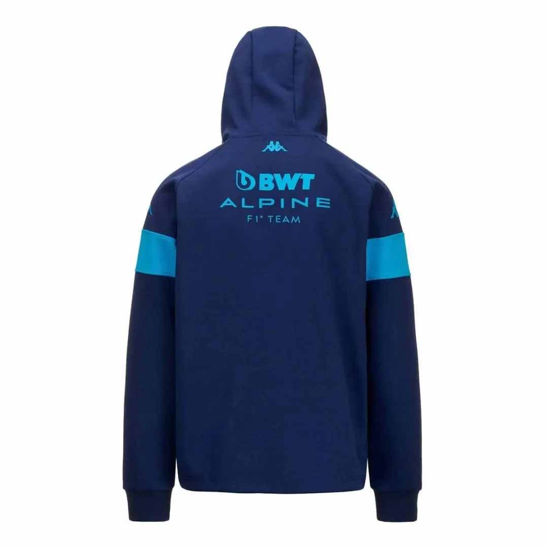 Kappa Alpine F1 Adorfeo Hoodie met Rits - Blauw - afbeelding 2 van 2