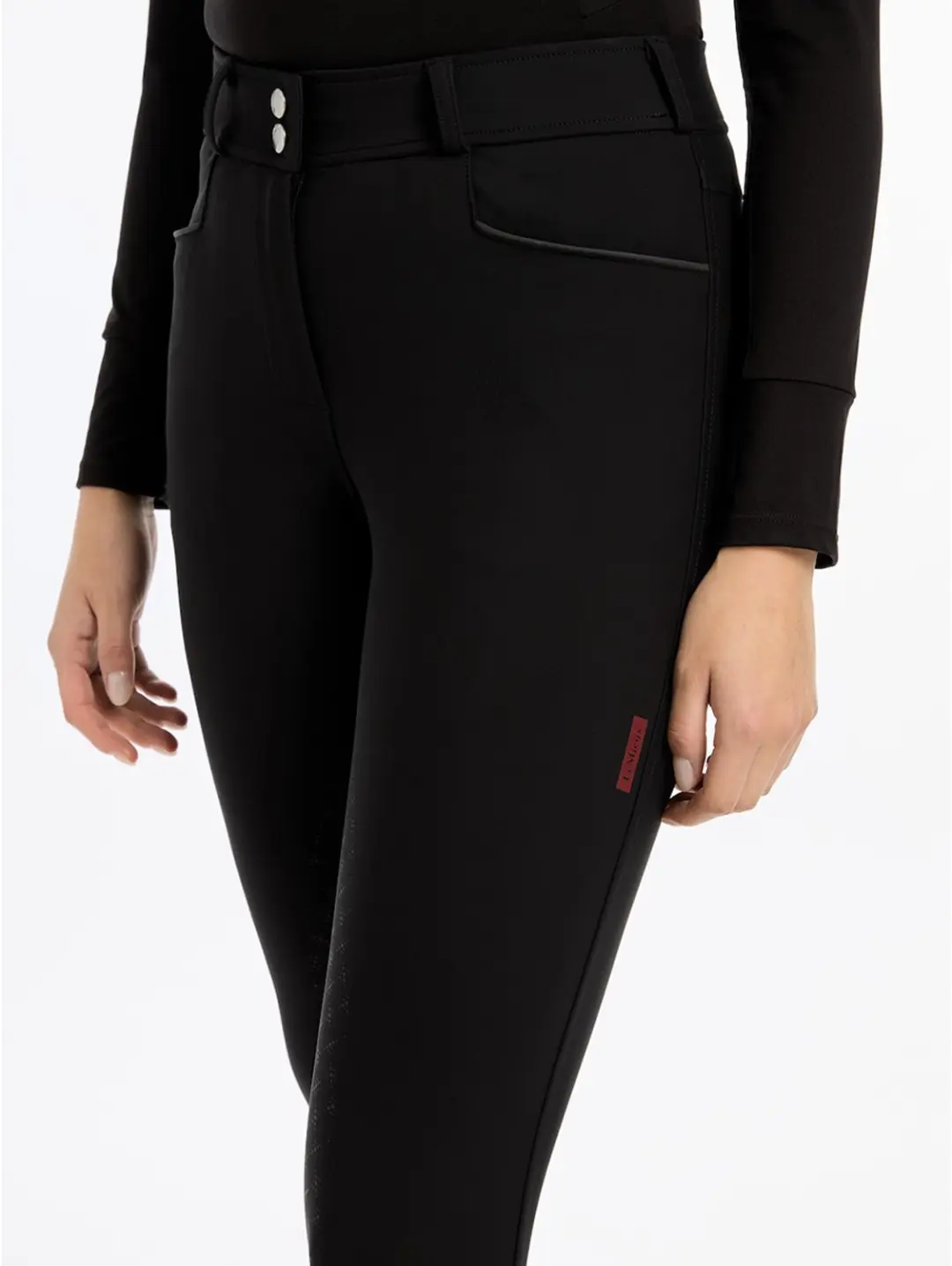 Lemieux Isabelle Full Grip Paardrijbroek - Zwart - afbeelding 4 van 5
