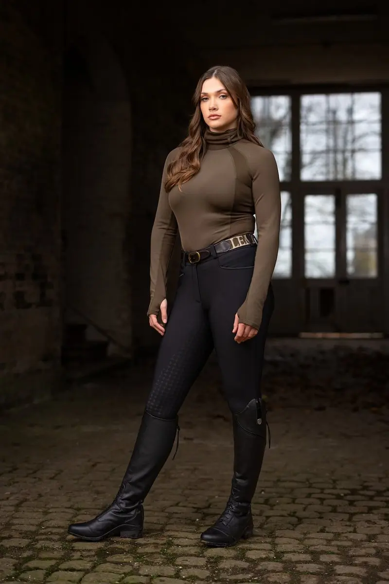 Lemieux Isabelle Full Grip Paardrijbroek - Zwart - afbeelding 3 van 5