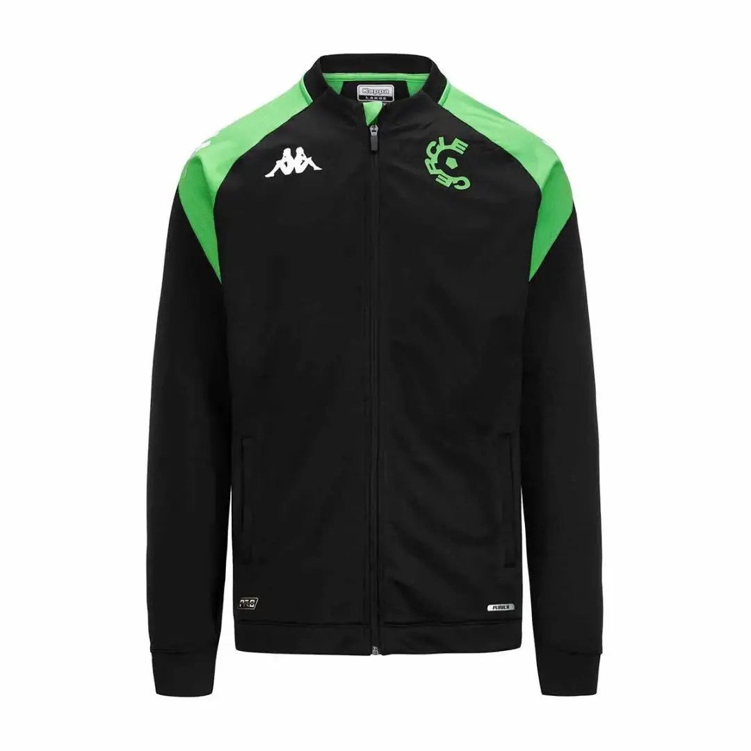 Kappa Cercle Bruges Arun Trainingsjas 2023/24 - Zwart/Groen - afbeelding 5 van 6
