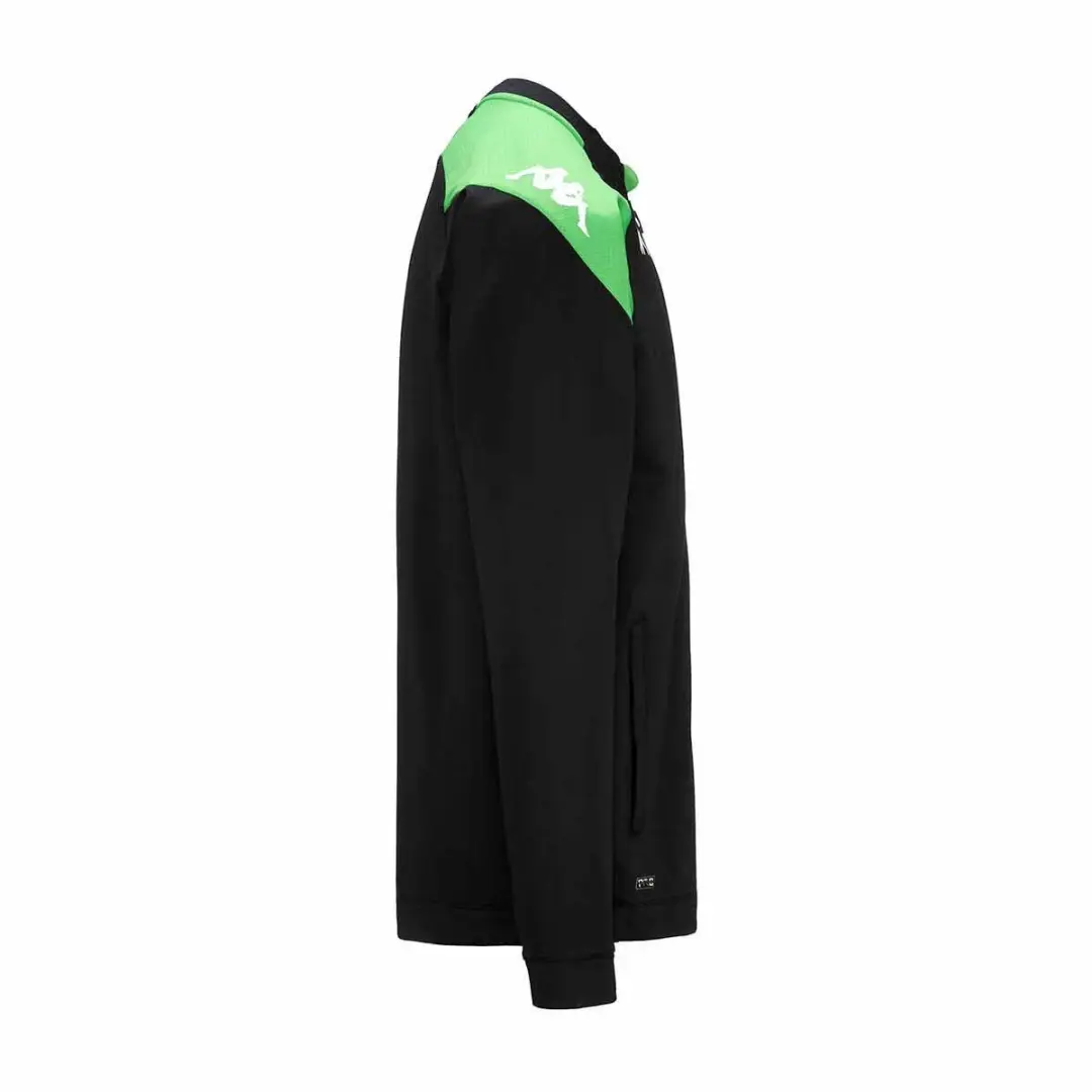 Kappa Cercle Bruges Arun Trainingsjas 2023/24 - Zwart/Groen - afbeelding 6 van 6