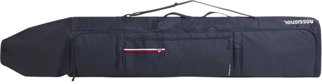 Rossignol Strato Ski Rolkoffer 2 Paren Zwart 170-220 cm