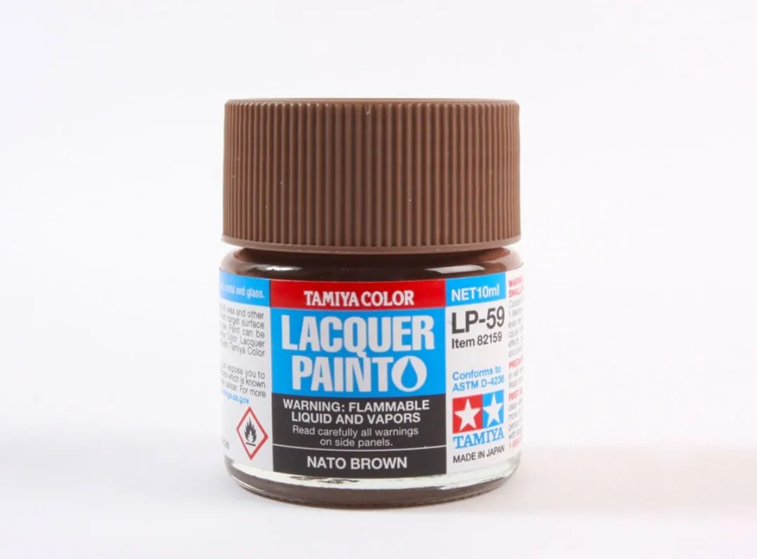 Tamiya Hobbyverf Olieverf LP-59 NATO Brown 10ml - Matt