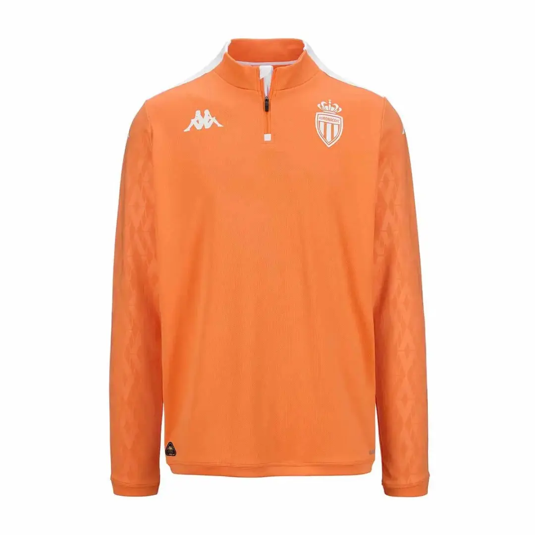 Kappa AS Monaco Ablas Pro 8 Trainingsjack 2024/25 - Rood/Wit - afbeelding 3 van 6