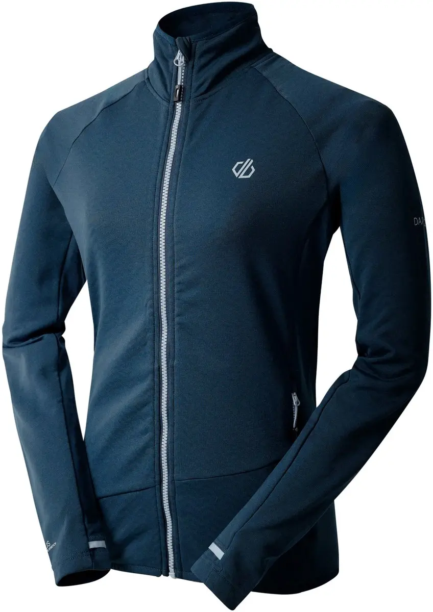 Dare 2b Emerging Core Stretch Dames Sweatshirt - Blauw - afbeelding 2 van 6
