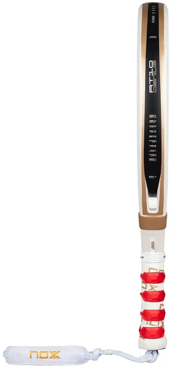 Nox AT10 Genius 12K Alum Xtrem Padelracket - Wit/Zilver - afbeelding 6 van 6