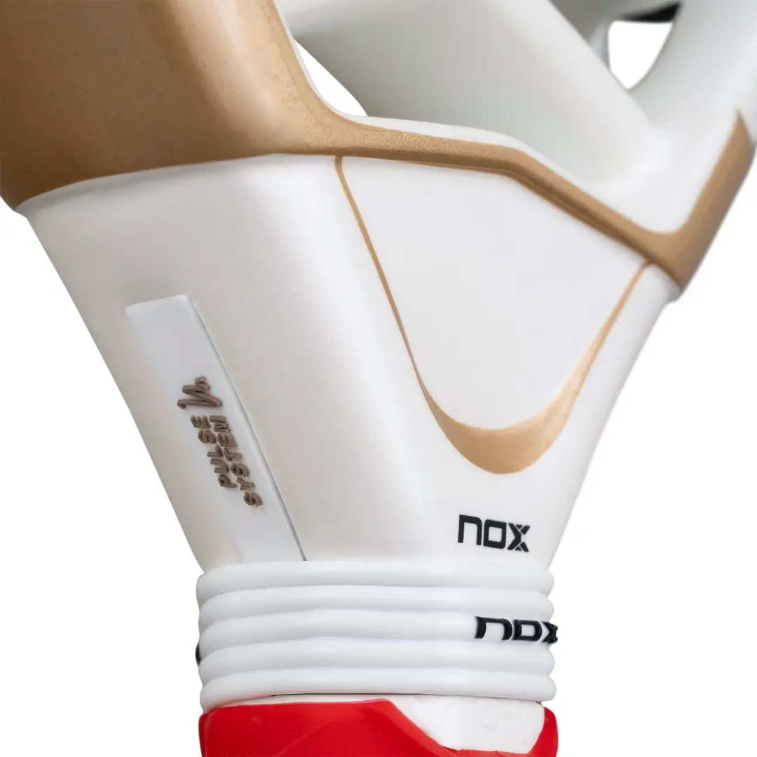 Nox AT10 Genius 12K Alum Xtrem Padelracket - Wit/Zilver - afbeelding 3 van 6