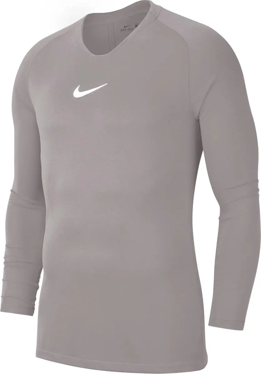 Nike Park First Layer Shirt Lange Mouw Kinderen - Grijs 128