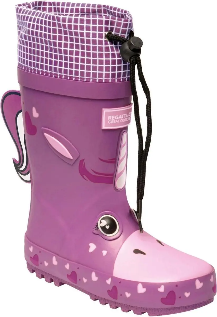 Regatta Mudplay Regenlaarzen - Eenhoorn/Orchidee - 22 - afbeelding 6 van 6