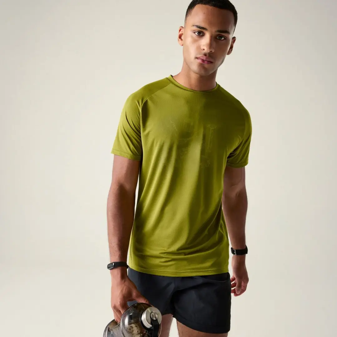 Dare2B Heren Tech II T-shirt met korte mouwen en grafische print