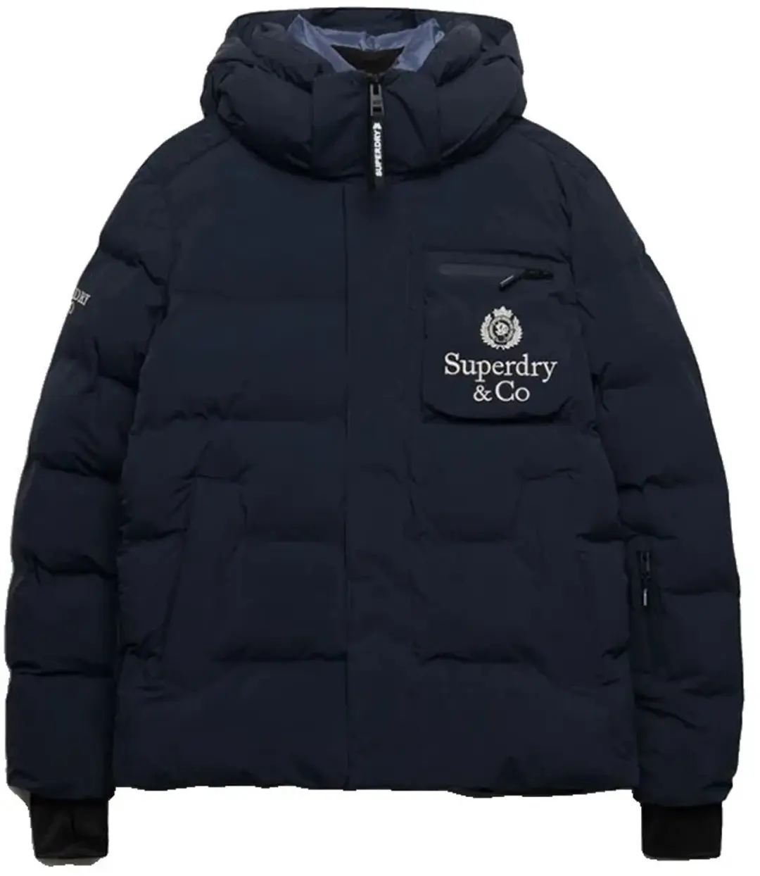 Superdry Ski Sports Gewatteerde Jas - Eclipse Navy - L - afbeelding 4 van 6