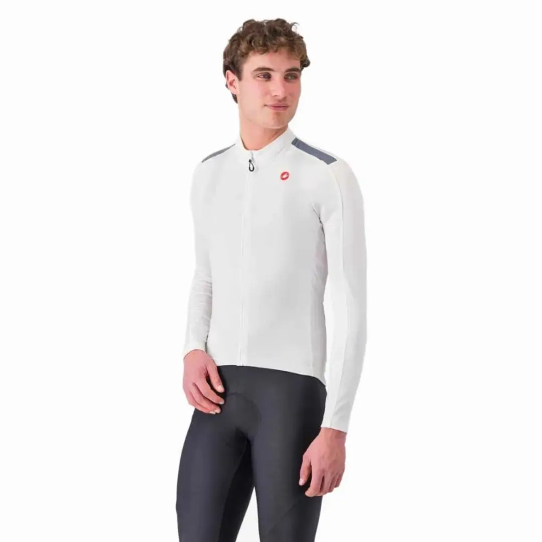 Castelli Puro 4 Trui Met Lange Mouwen Wit 3XL Man