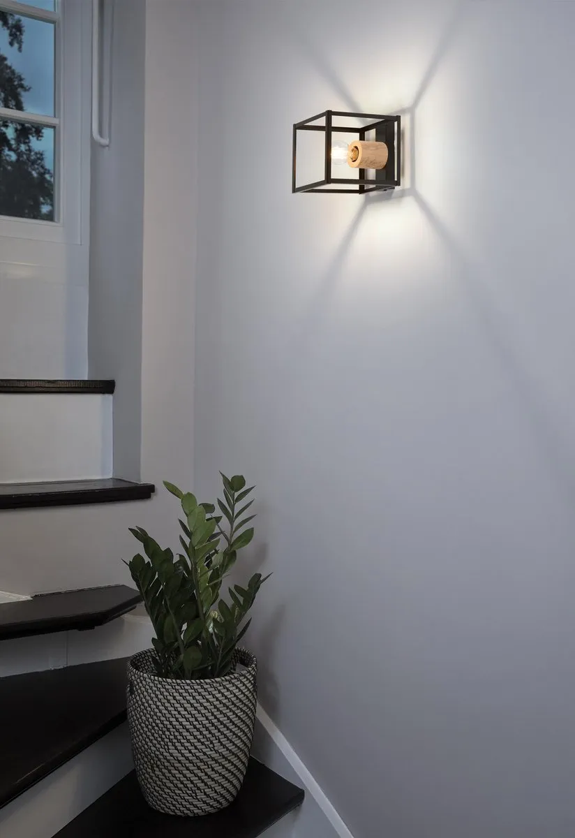 Osram Decor Nairobi Wandlamp E27 - Zwart