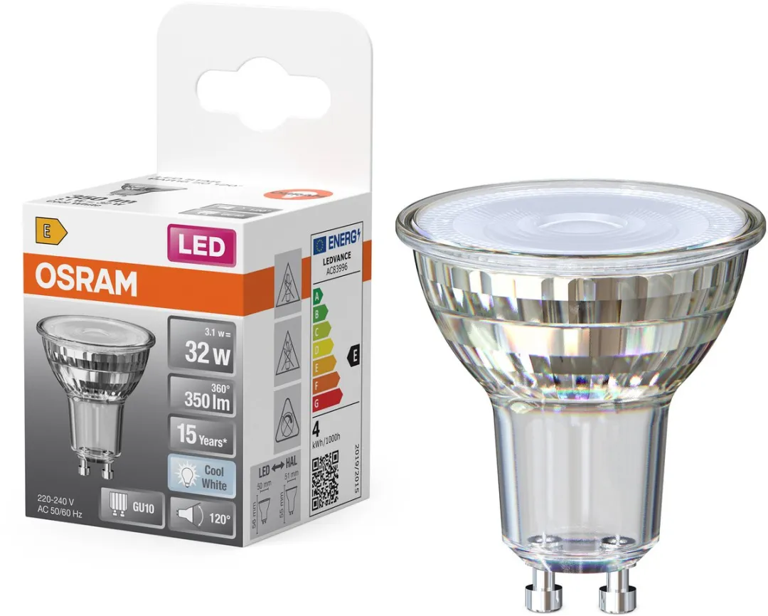 Osram LED Spot Star PAR16 GU10 3,1W - 350lm Koelwit