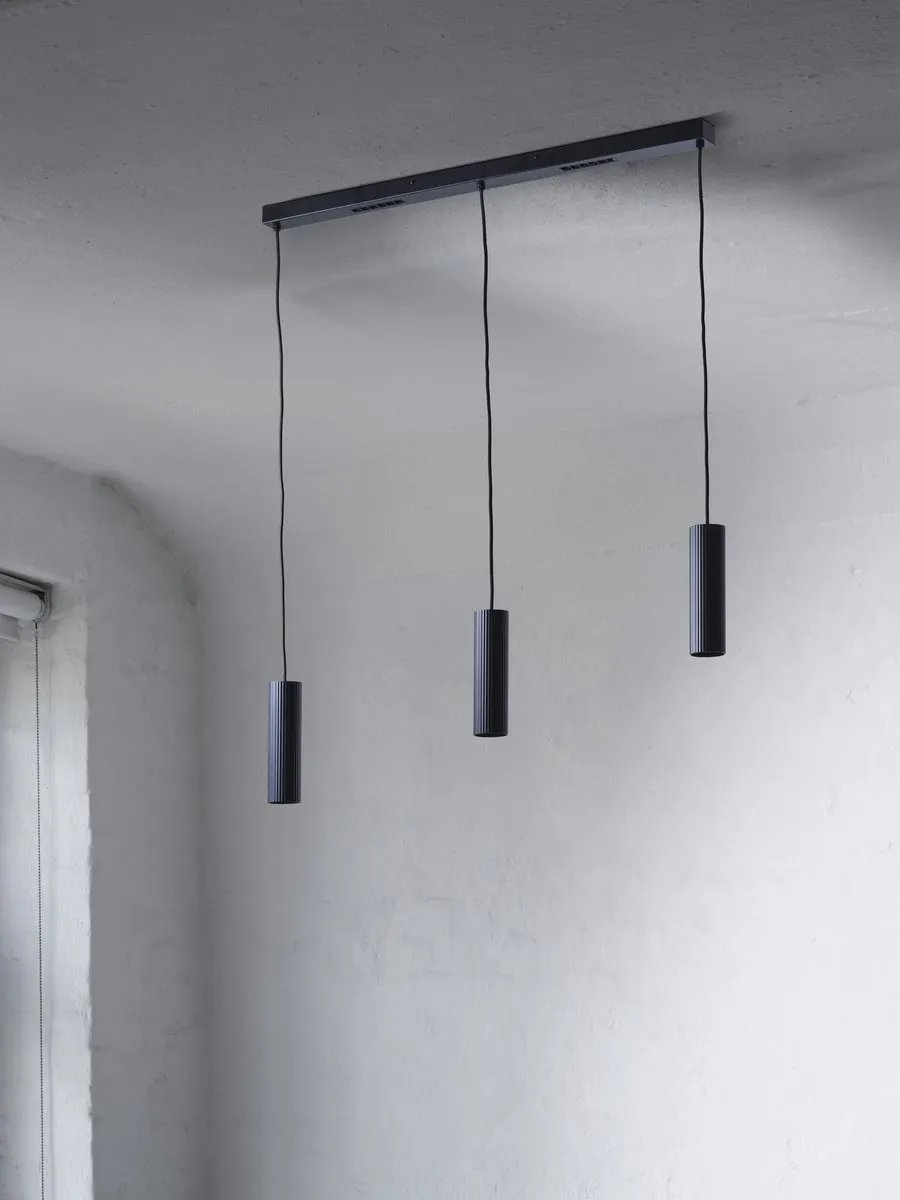 Osram Decor Drums Hanglamp 3xGU10 2xLED - 7,5W - Zwart