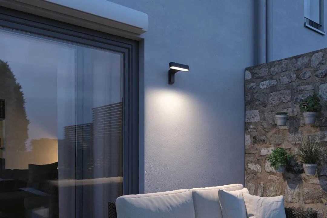 Paulmann House LED Wandarmatuur Buiten Ito 6W 450lm - Antraciet