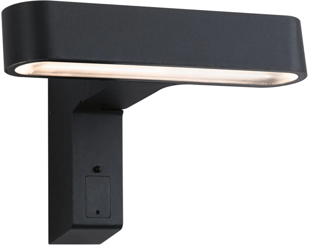 Paulmann House LED Wandarmatuur Buiten Ito 6W 450lm - Antraciet