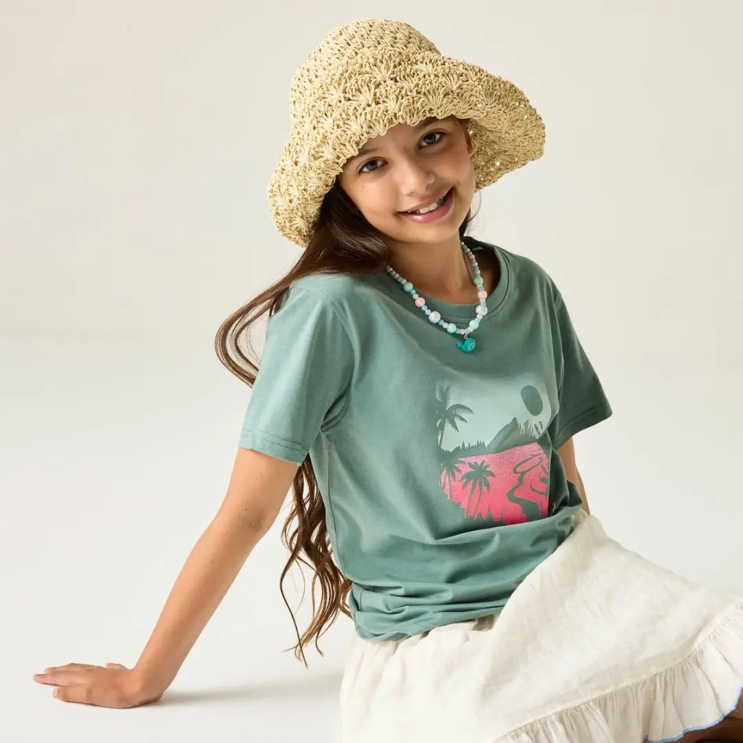 Bosley T-shirt met korte mouwen en grafische print voor kinderen