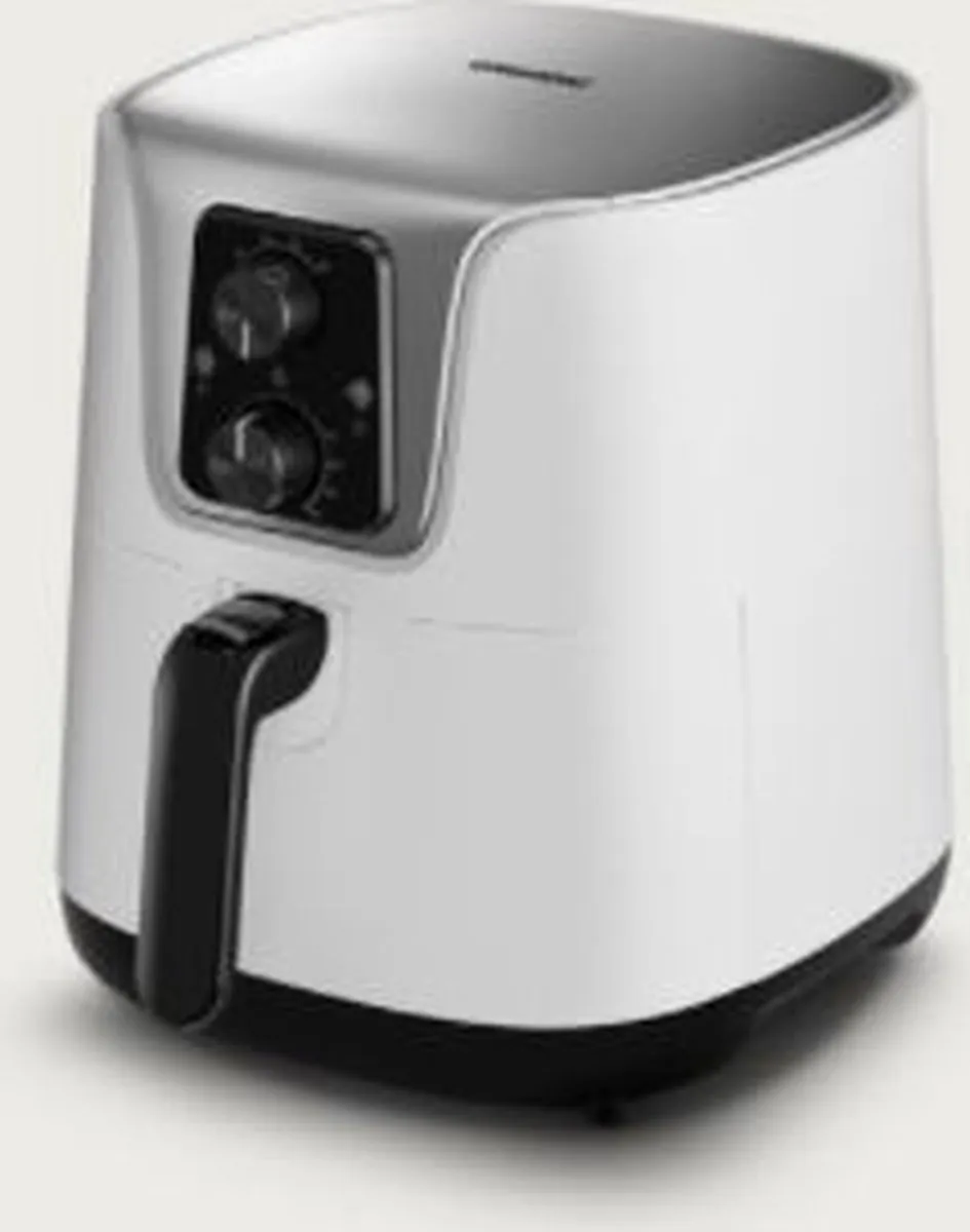 Grundig FRY 6840 Heteluchtfriteuse 1300W - 3L - Zwart/Wit