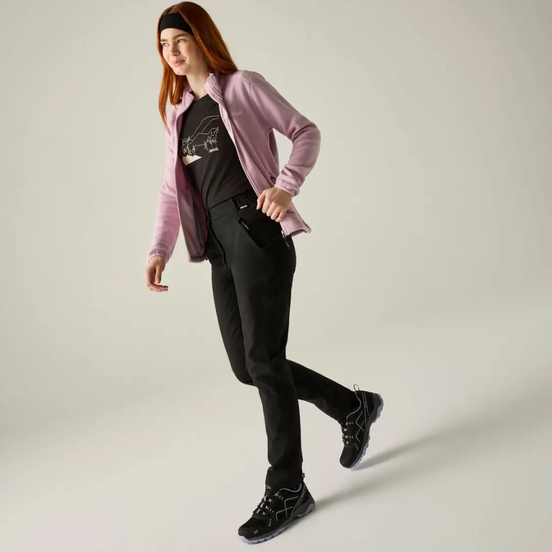 Regatta Floreo IV Fleece Jas - Purper - afbeelding 6 van 6