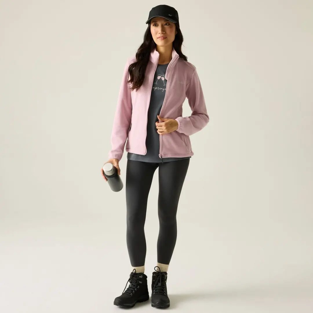Regatta Floreo IV Fleece Jas - Purper - afbeelding 2 van 6