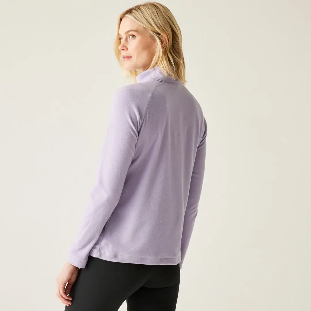 Regatta Montes Damesfleece Half Rits - Purper - afbeelding 5 van 6