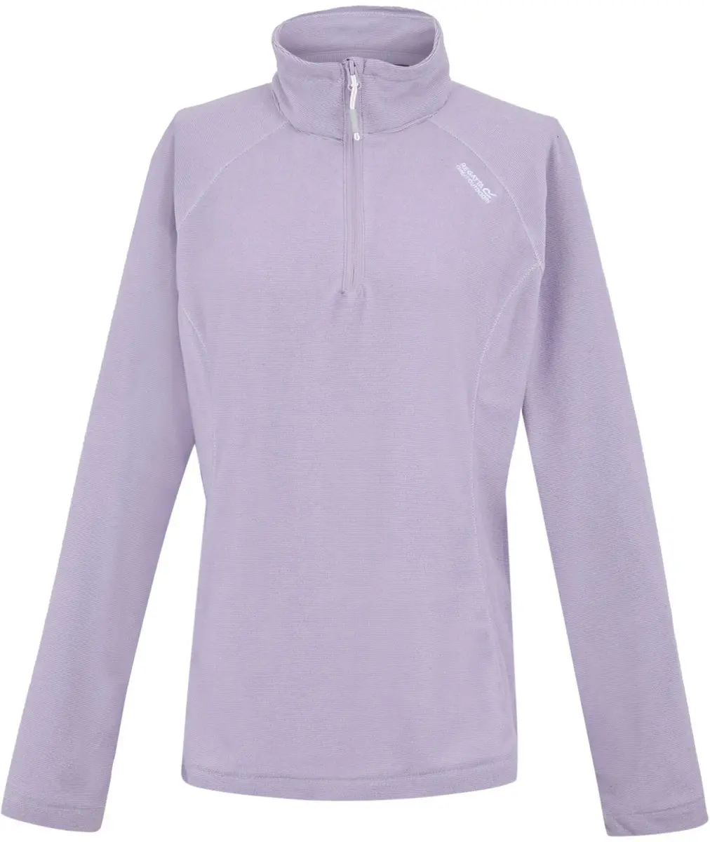 Regatta Montes Damesfleece Half Rits - Purper - afbeelding 2 van 6