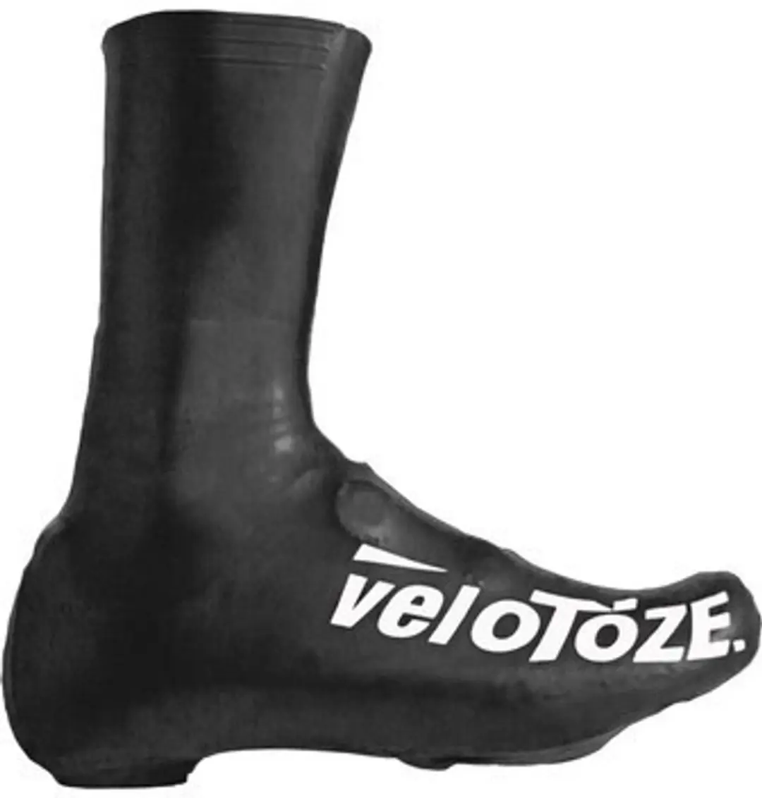 Velotoze Overschoenen Road 2.0 Hoog Rubber Zwart Maat Xl