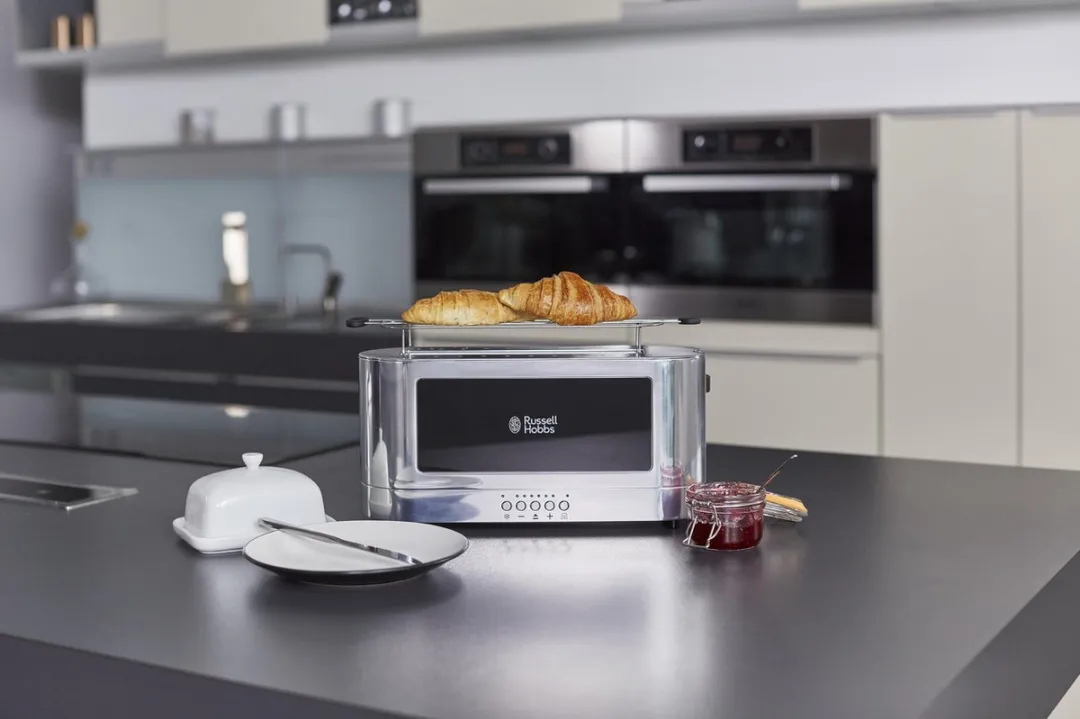 Russell Hobbs Elegance Glass Broodrooster 23380-56 - 2 Sandwiches 1420W
