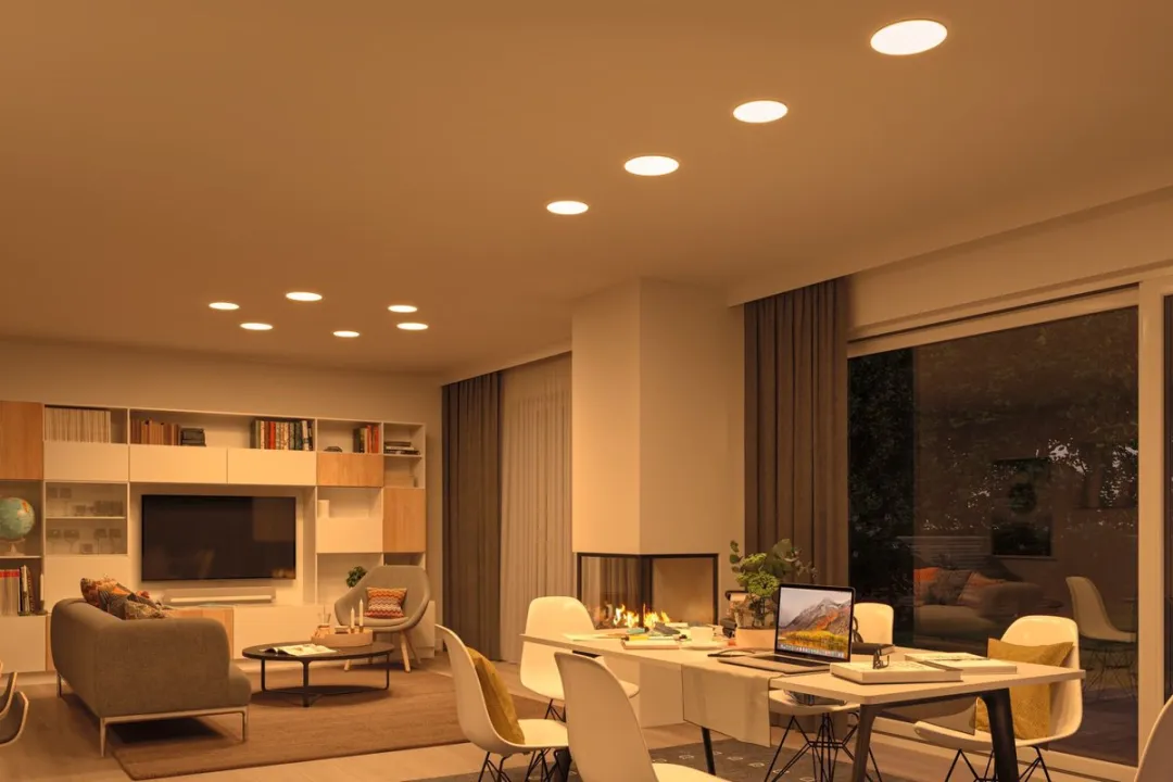 Paulmann VariFit LED-inbouwpaneel Zigbee 3.0 15W 1000lm Tunable White - 185mm - IP44 - Satijn