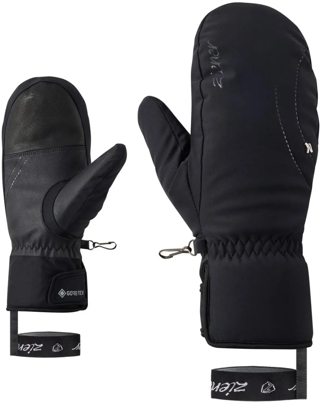 Ziener Kjely-Z GTX Gore Plus Warm Skiwanten - Zwart - Maat 5 - afbeelding 6 van 6