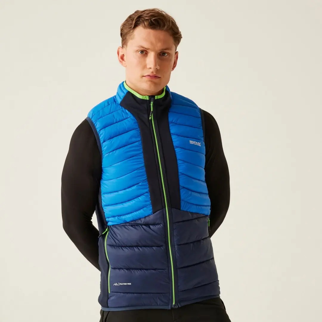 Bodywarmer Heren Waterafstotend Synthetische Dons Isolatie Extol Stretch