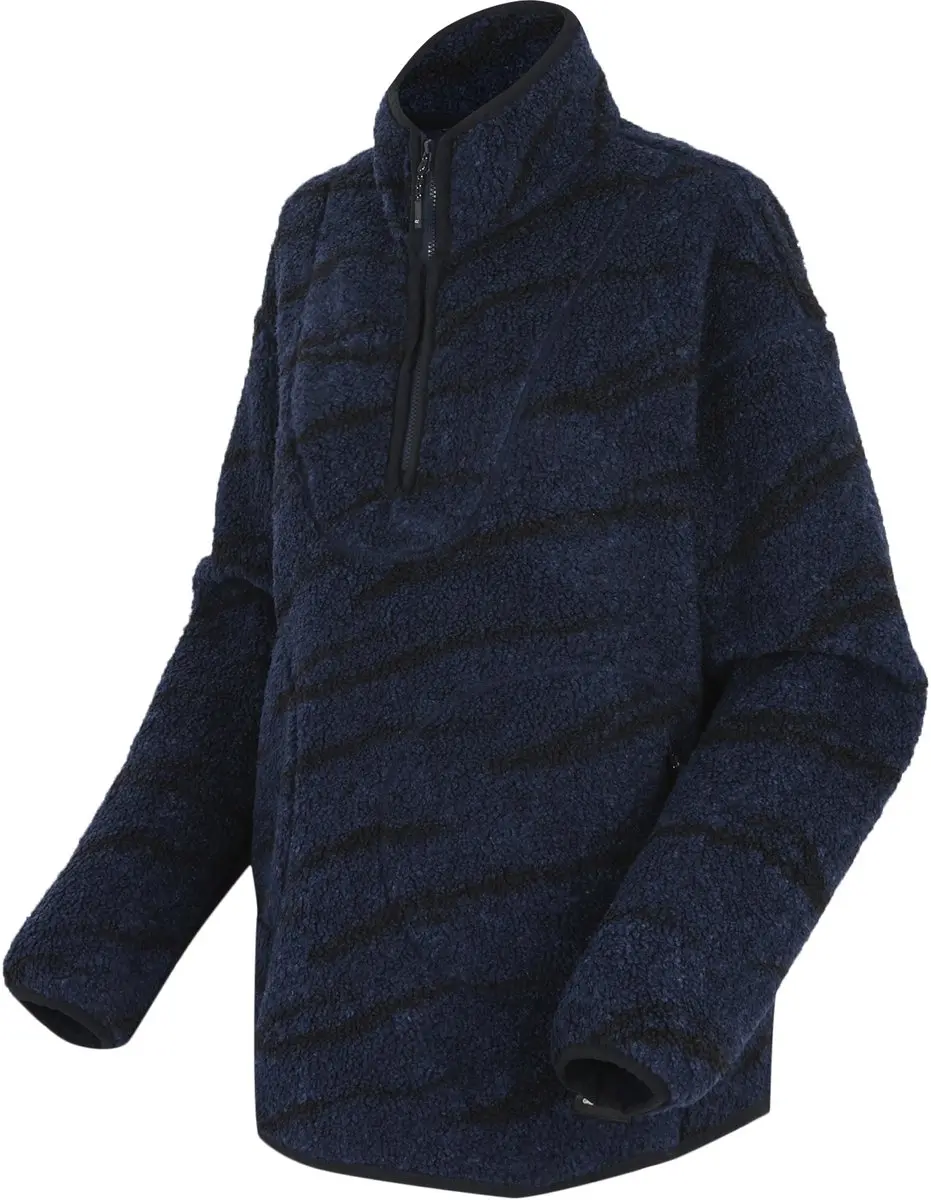 Regatta Frankie Borg Fleecetrui met Halve Rits - Blauw - afbeelding 2 van 6