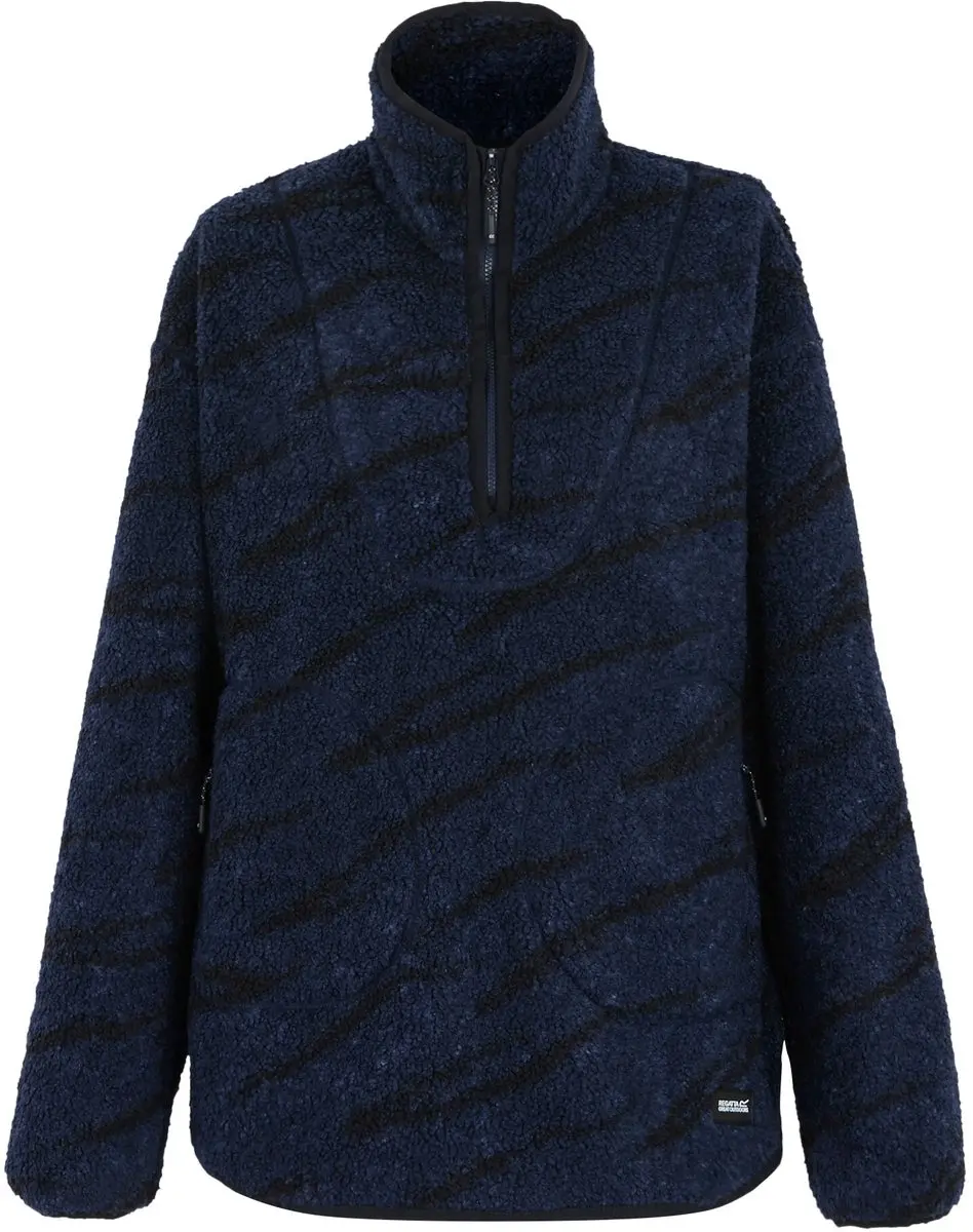 Regatta Frankie Borg Fleecetrui met Halve Rits - Blauw - afbeelding 4 van 6