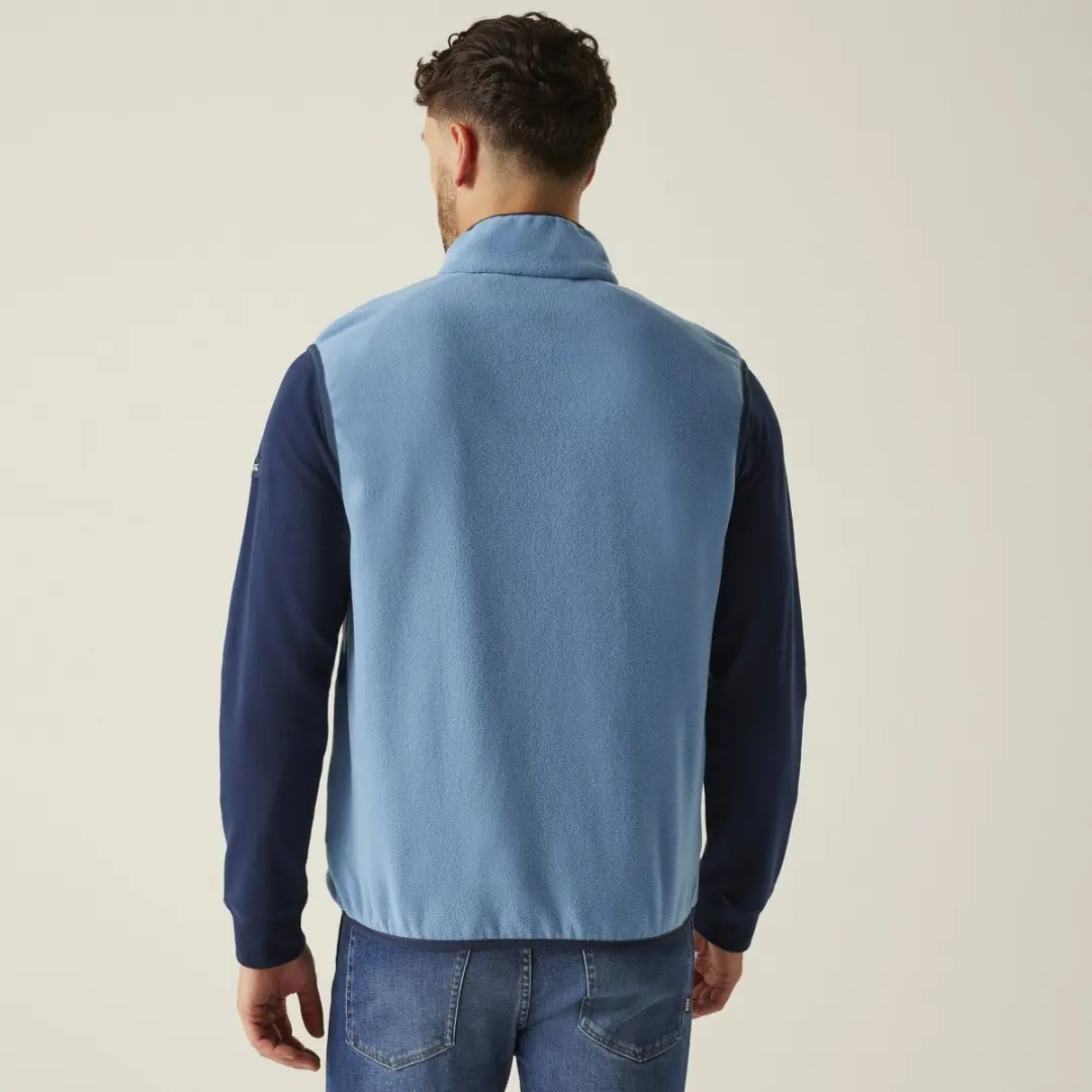 Regatta Frankie Heren Mouwloos Fleece Vest - Blauw - afbeelding 3 van 6