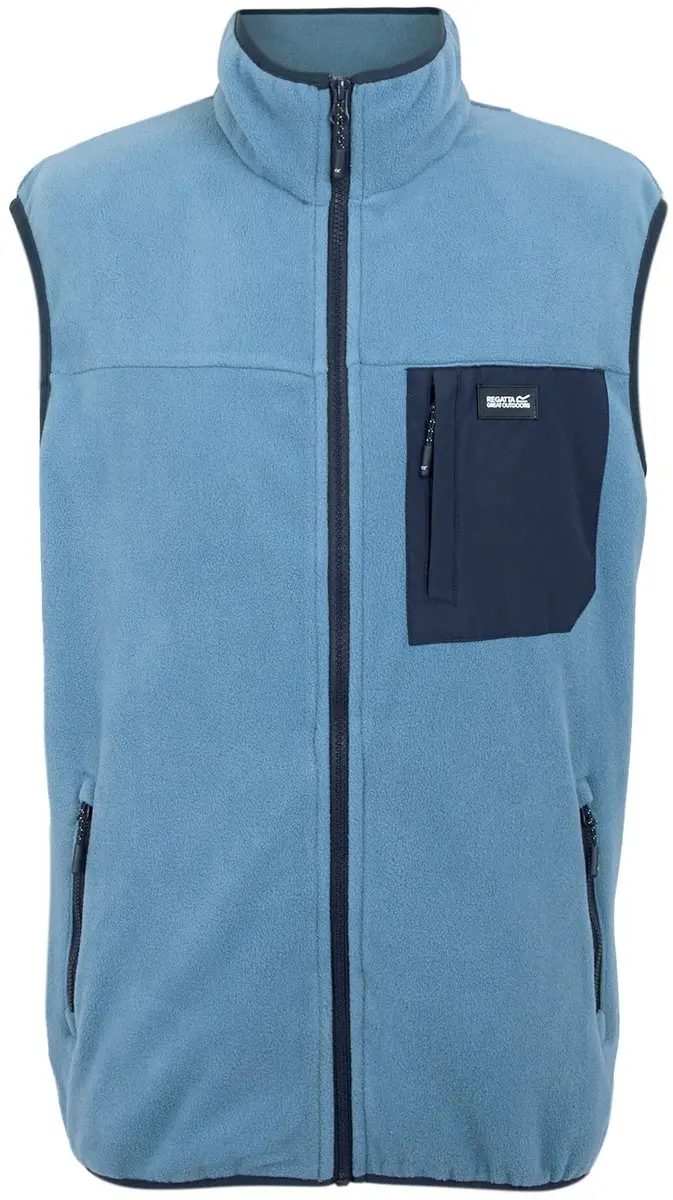 Regatta Frankie Heren Mouwloos Fleece Vest - Blauw - afbeelding 6 van 6