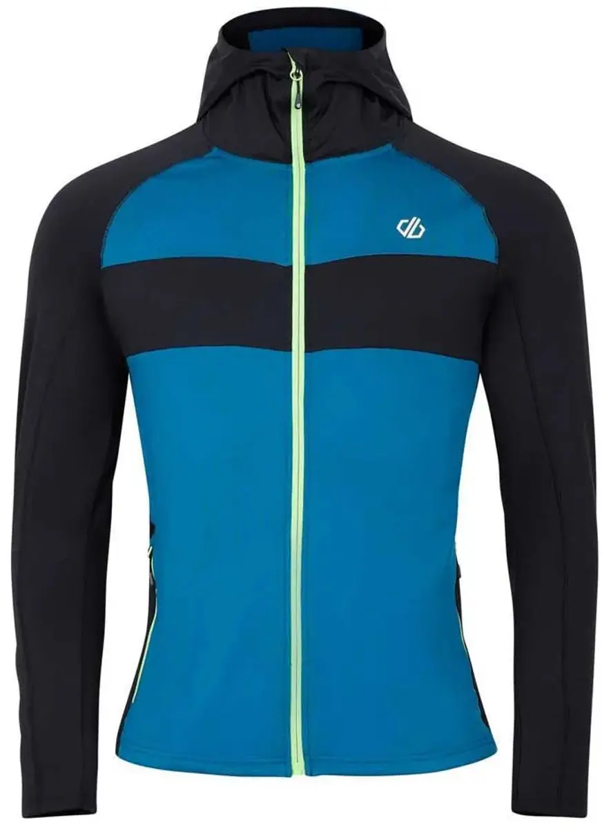 Dare 2b Touring II Stretch Capuchonjas - Blauw/Zwart - afbeelding 3 van 4