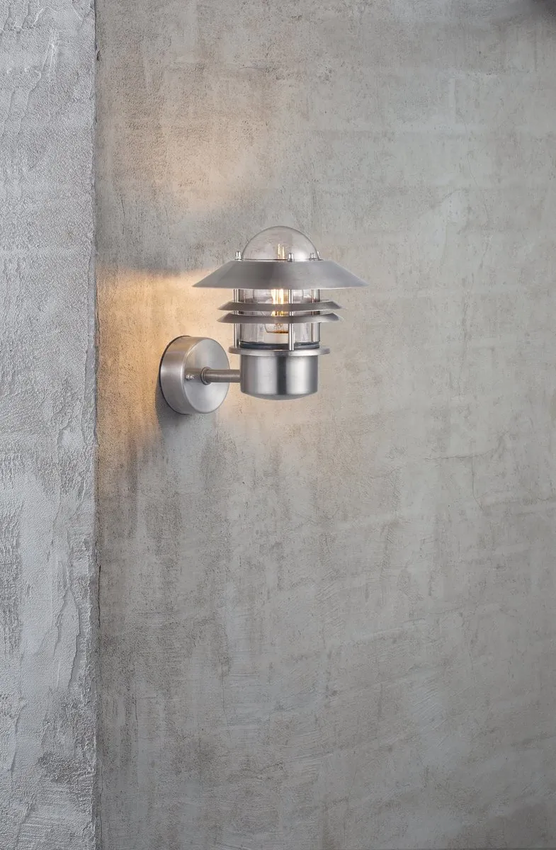 Nordlux Blokhus Wandlamp E27 - IP54 - Roestvrij staal